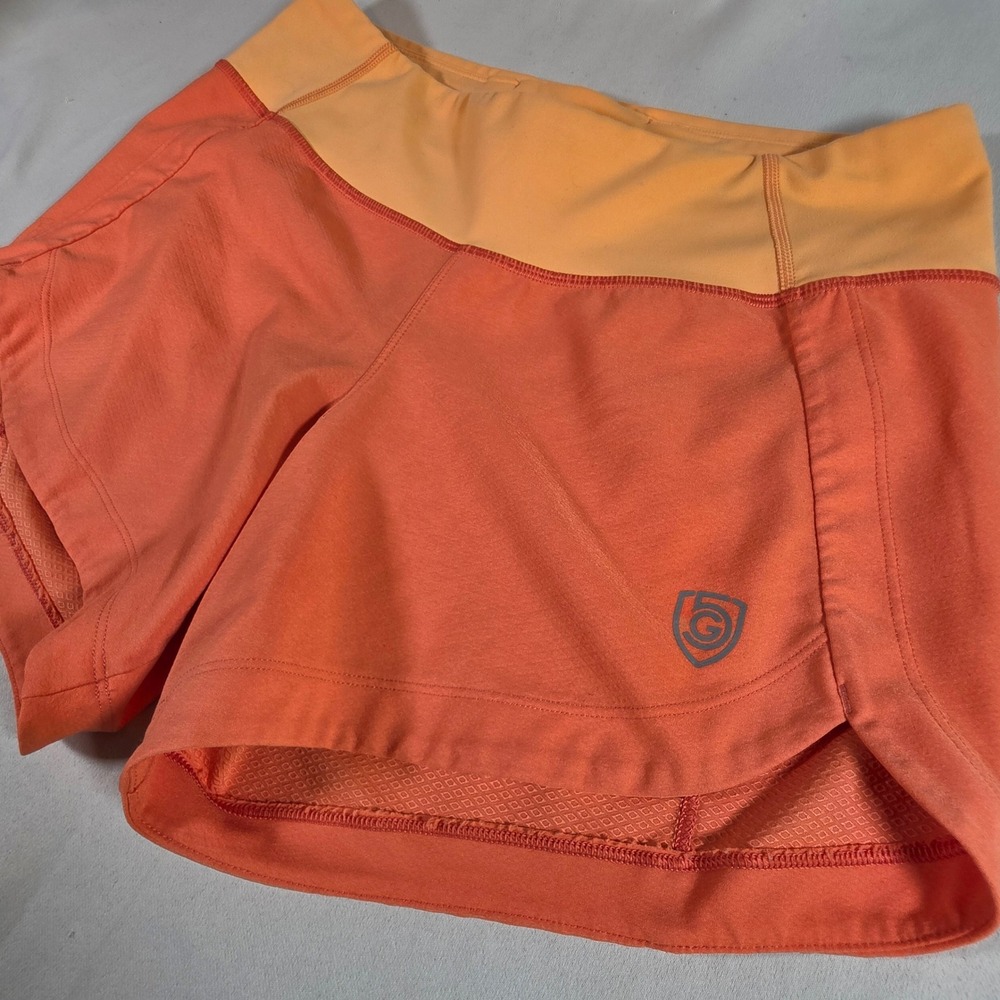 Goal Five Excel Orange Women's S Athletic Running Shorts Athleisure Active